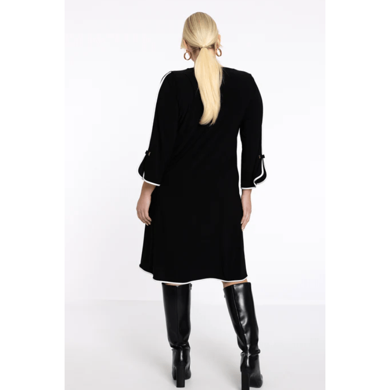 Dress A - Line DOLCE black - Evolve Fashion