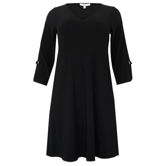 Dress A - Line DOLCE black - Evolve Fashion