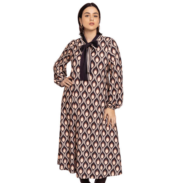 Dress Goccia bowtie - Evolve Fashion