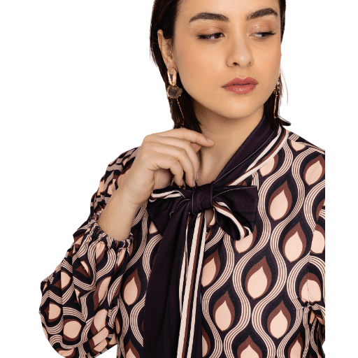 Dress Goccia bowtie - Evolve Fashion