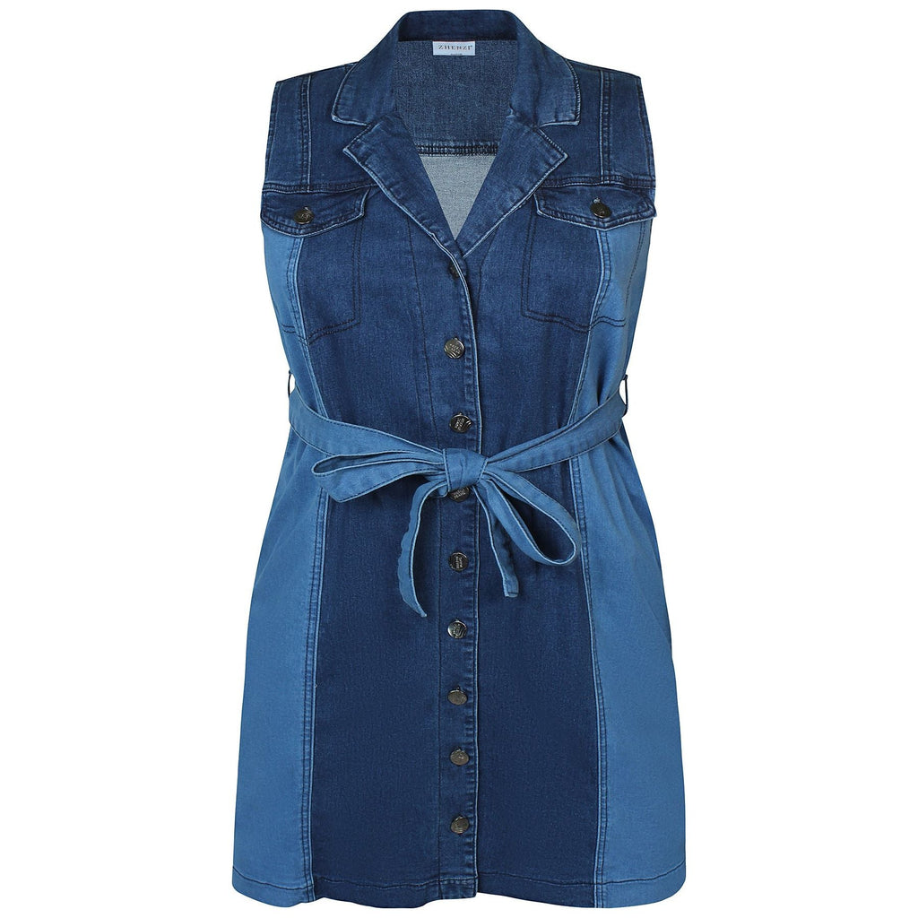 Dress HOPE sleeveless denim Nigella - Evolve Fashion