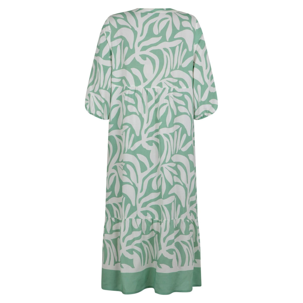 Dress maxi viscose aloe green - Evolve Fashion