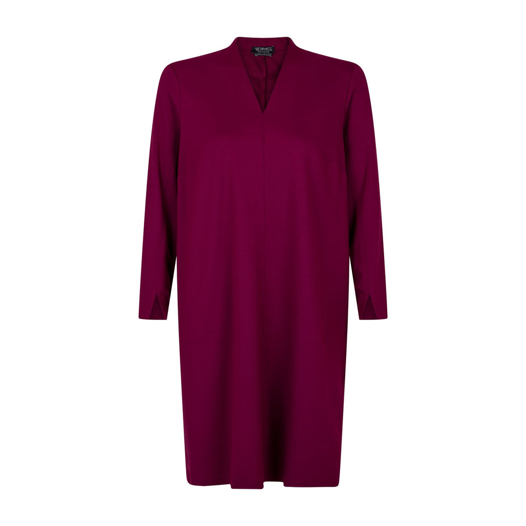 Dress Punto burgundy red - Evolve Fashion