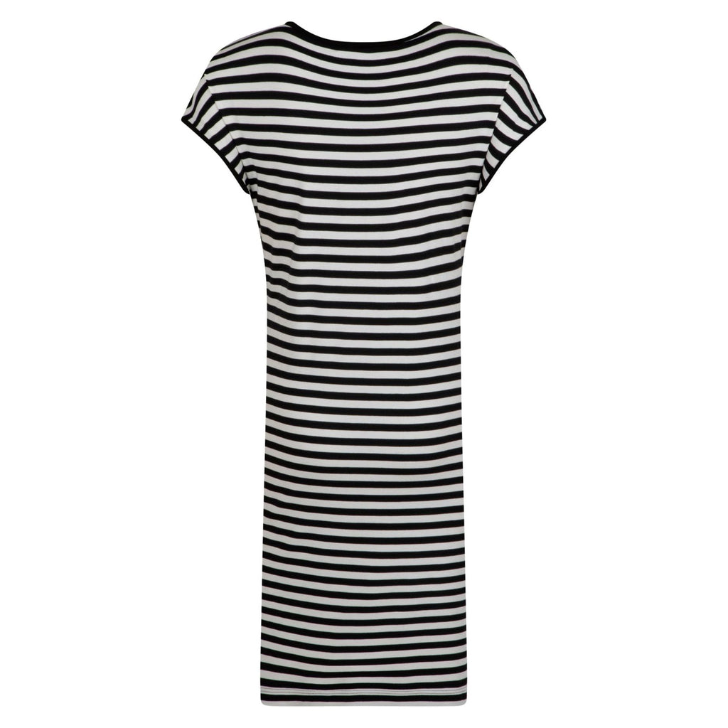 Dress stripes knot jersey black/offwhite - Evolve Fashion