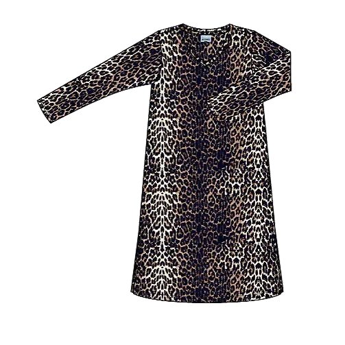 Dress V Saga cotton black (nightwear) - Evolve Fashion