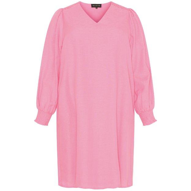 Dress V smock pink - Evolve Fashion