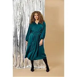 Dress V Wern Teal Green - Evolve Fashion