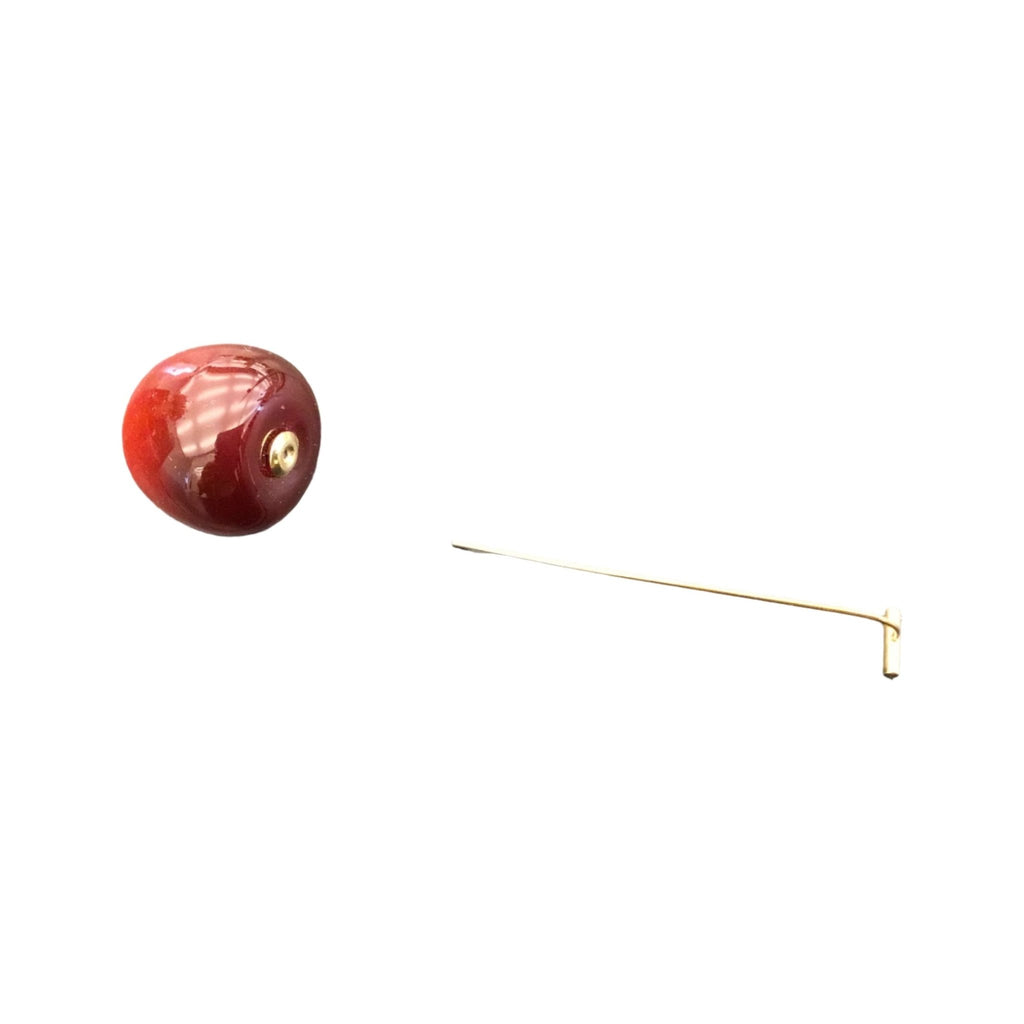 Earrings CHERRIES red/gold - Evolve Fashion