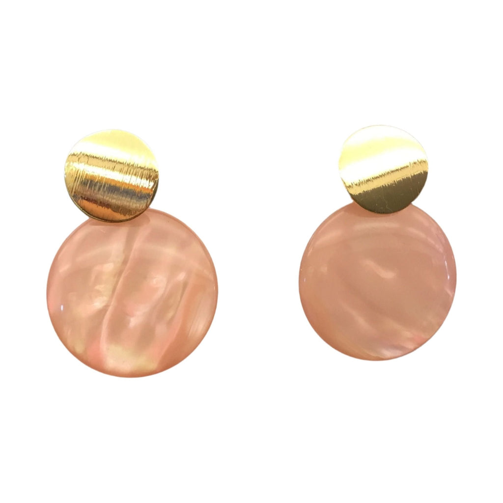 Earrings LEMON SUMMER round - Evolve Fashion