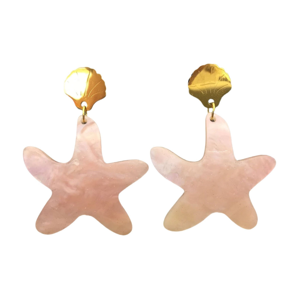 Earrings LEMON SUMMER Starfish - Evolve Fashion