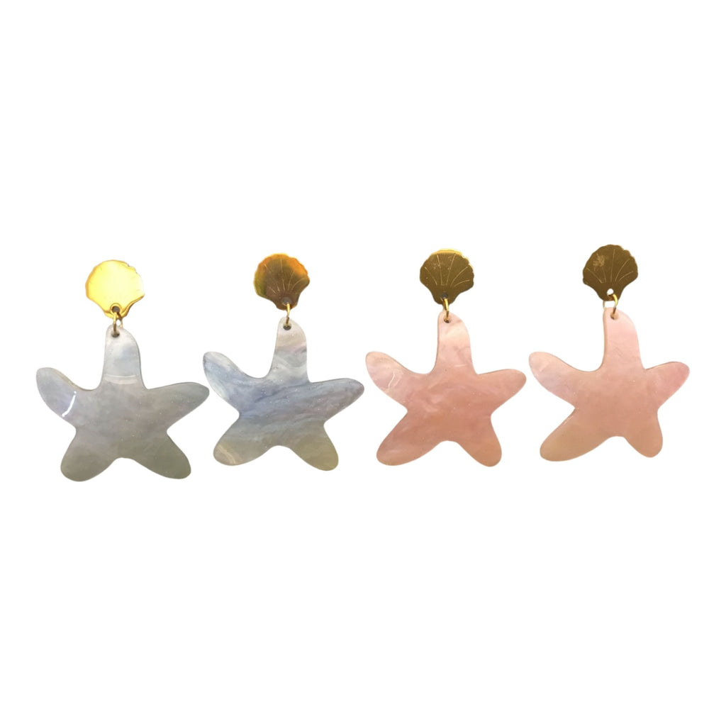 Earrings LEMON SUMMER Starfish - Evolve Fashion