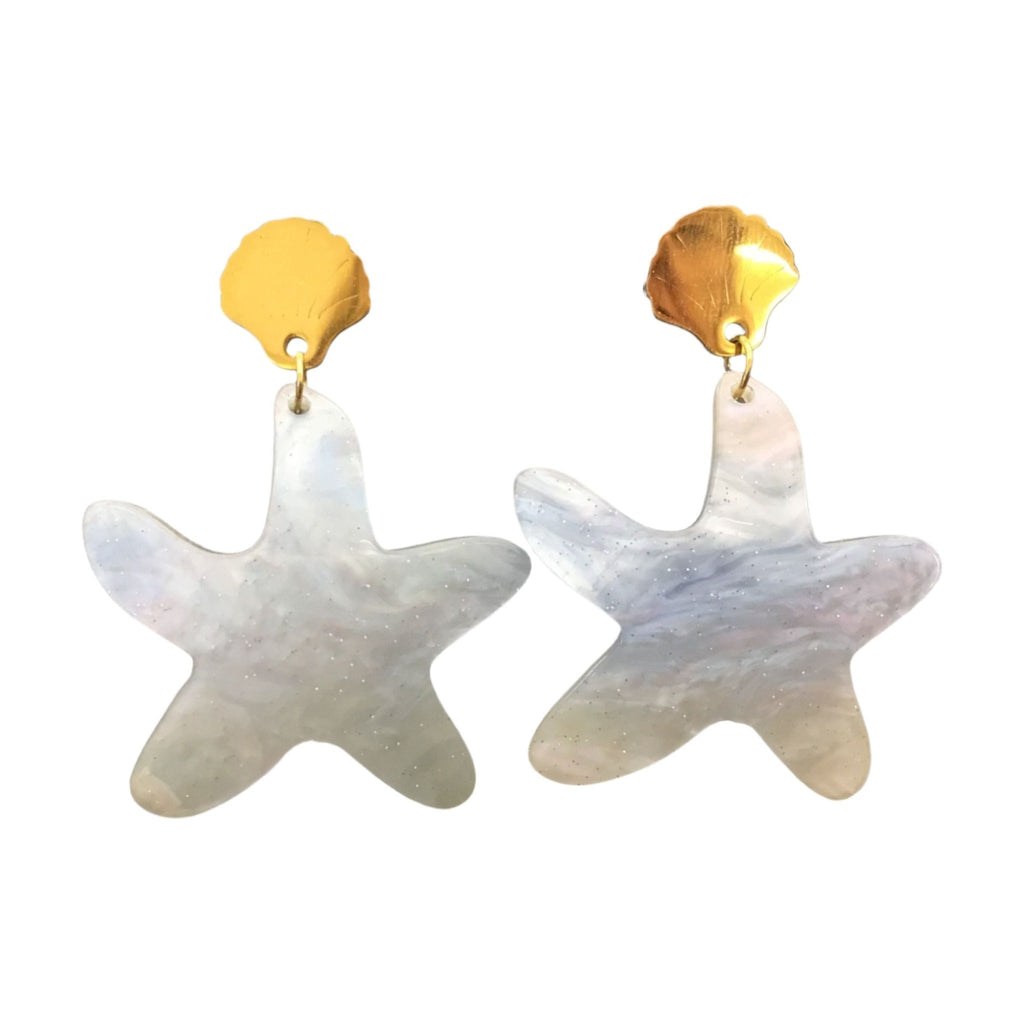 Earrings LEMON SUMMER Starfish - Evolve Fashion
