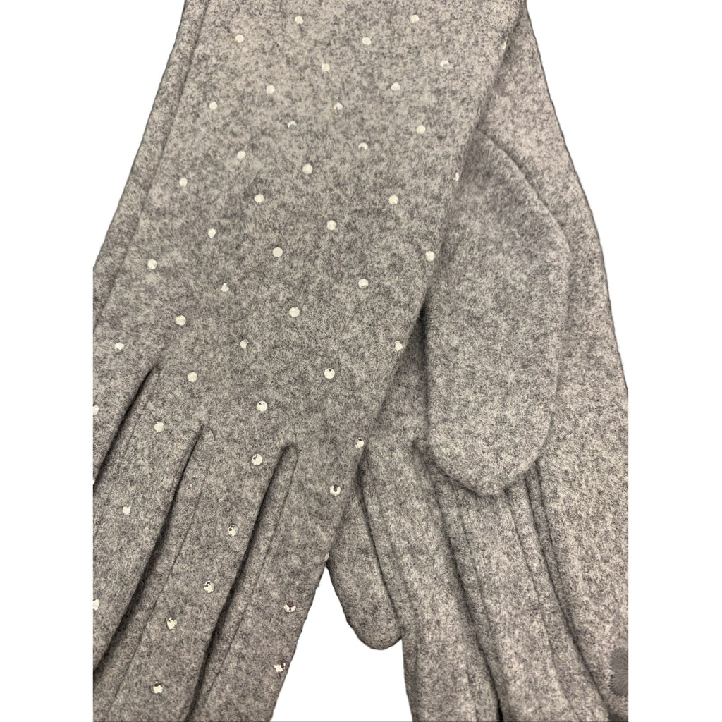 Gloves w Rhinestones - Evolve Fashion