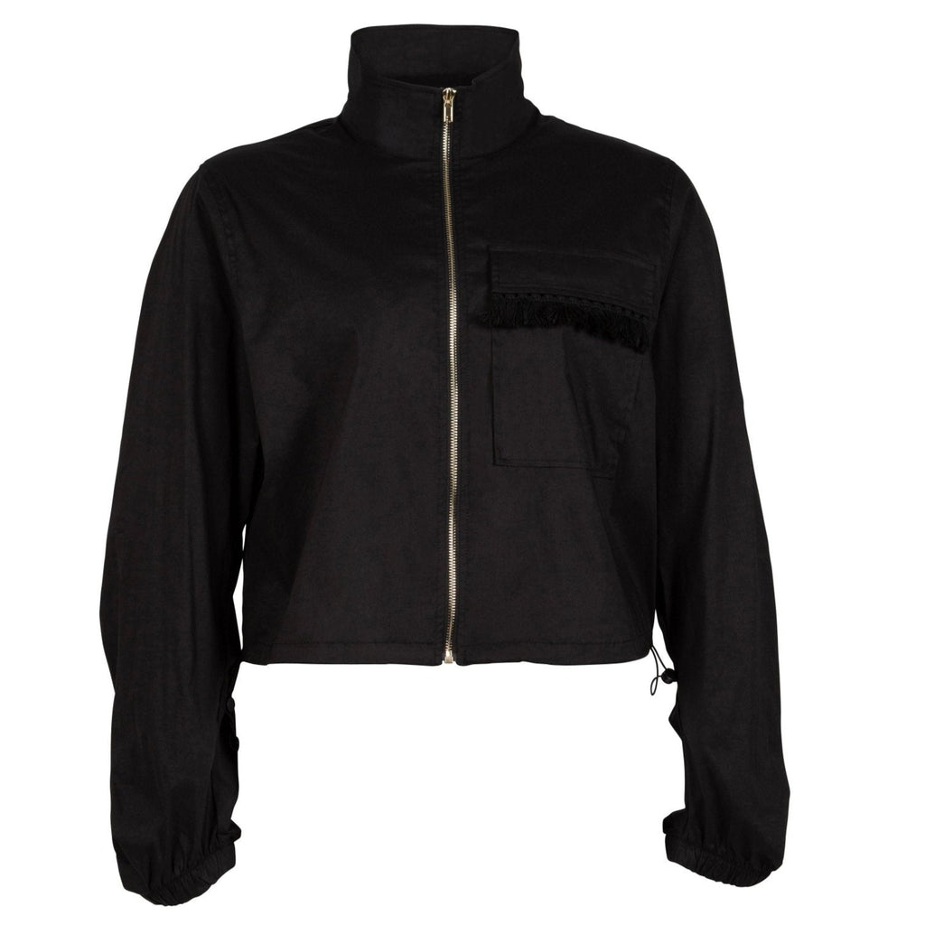 Jacket ALI fringes black - Evolve Fashion