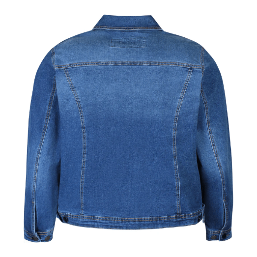 Jacket DENIM mid blue - Evolve Fashion