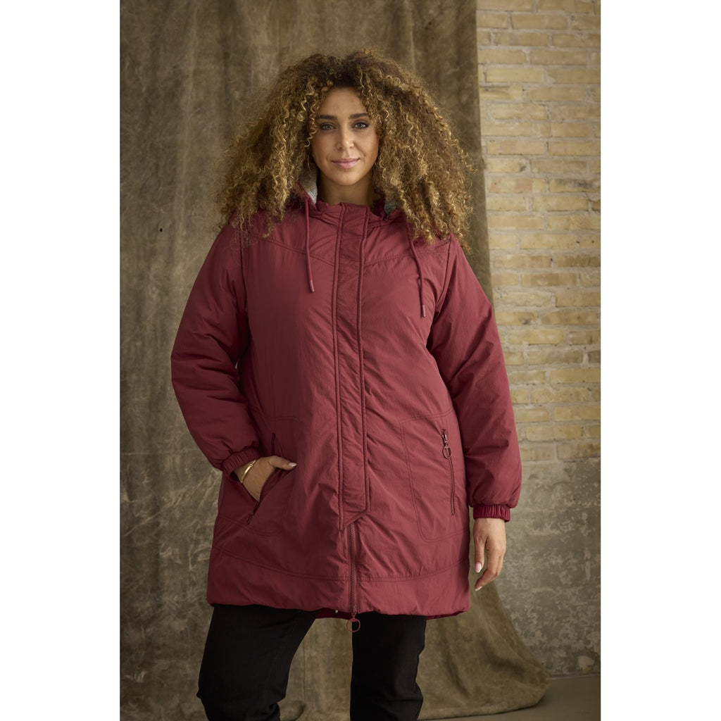 Jacket Naya Burgundy Red - Evolve Fashion