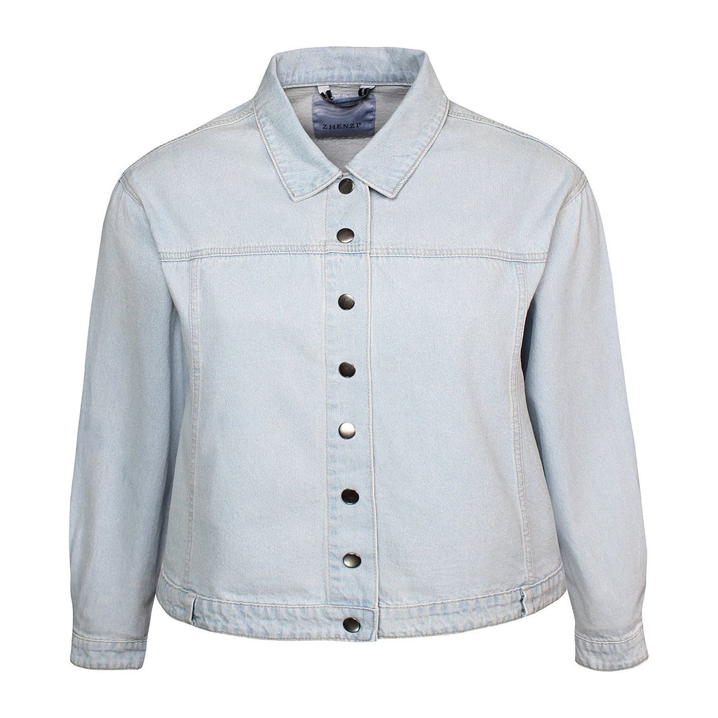 Jackets denim light blue glitter - Evolve Fashion