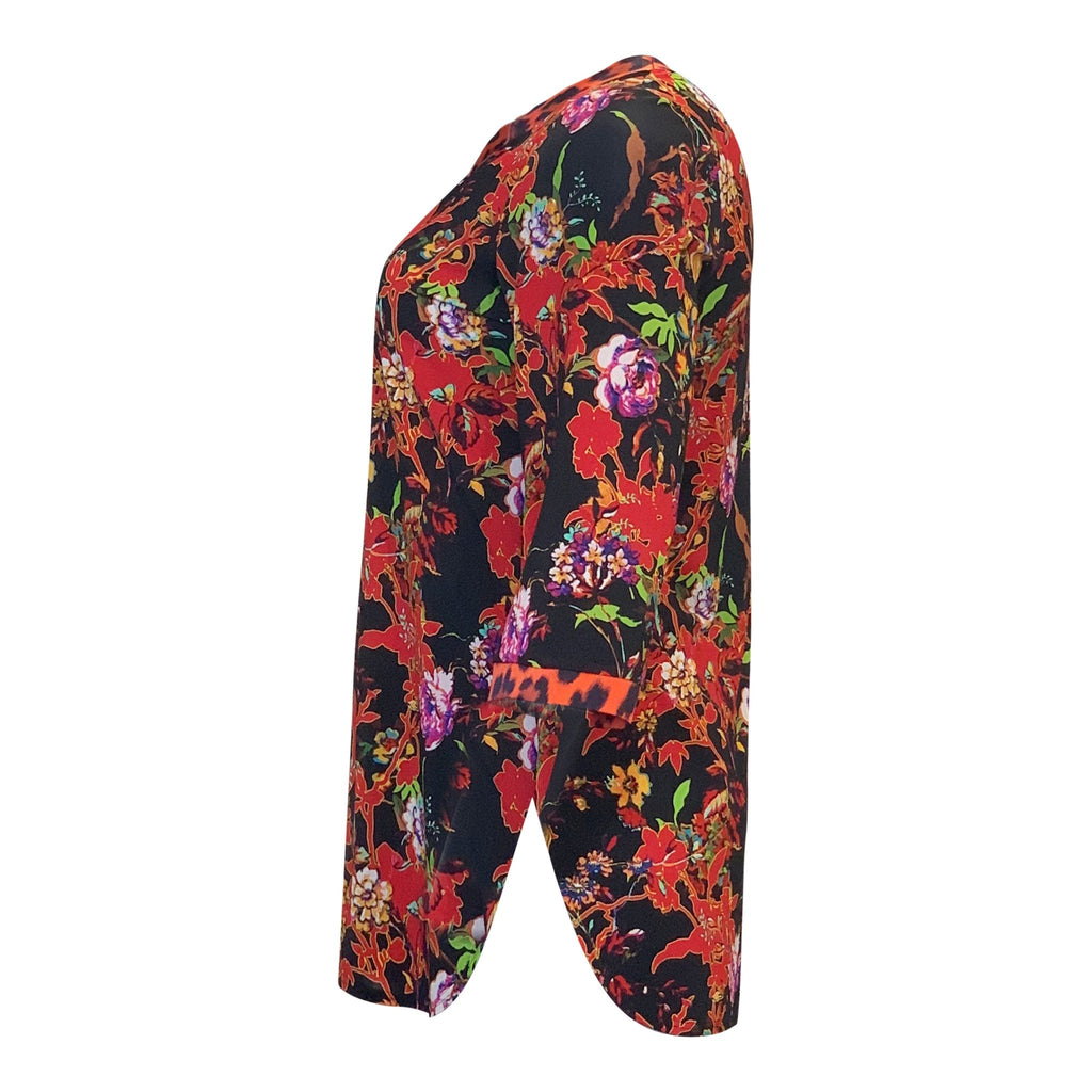 Kaftan AURORA red print - Evolve Fashion