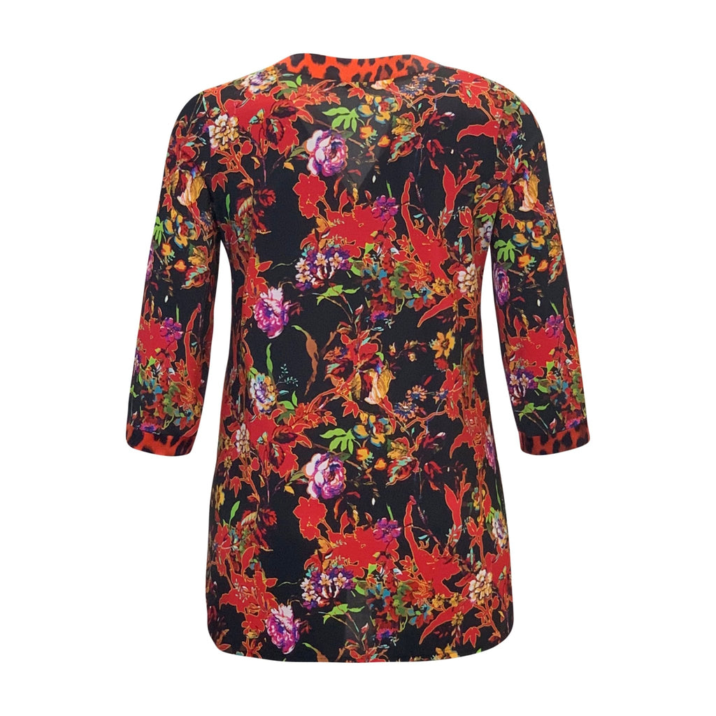 Kaftan AURORA red print - Evolve Fashion