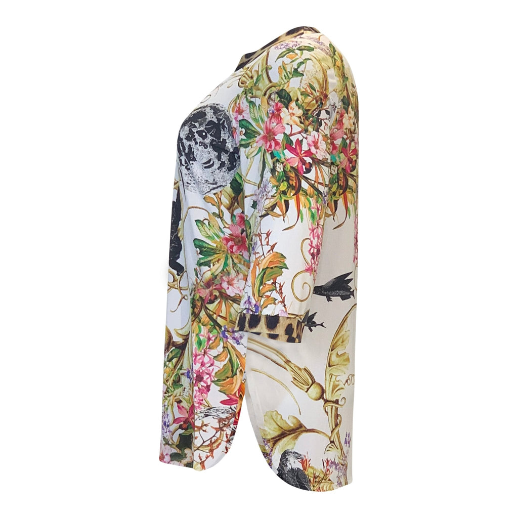 Kaftan MARCELLA off white print - Evolve Fashion