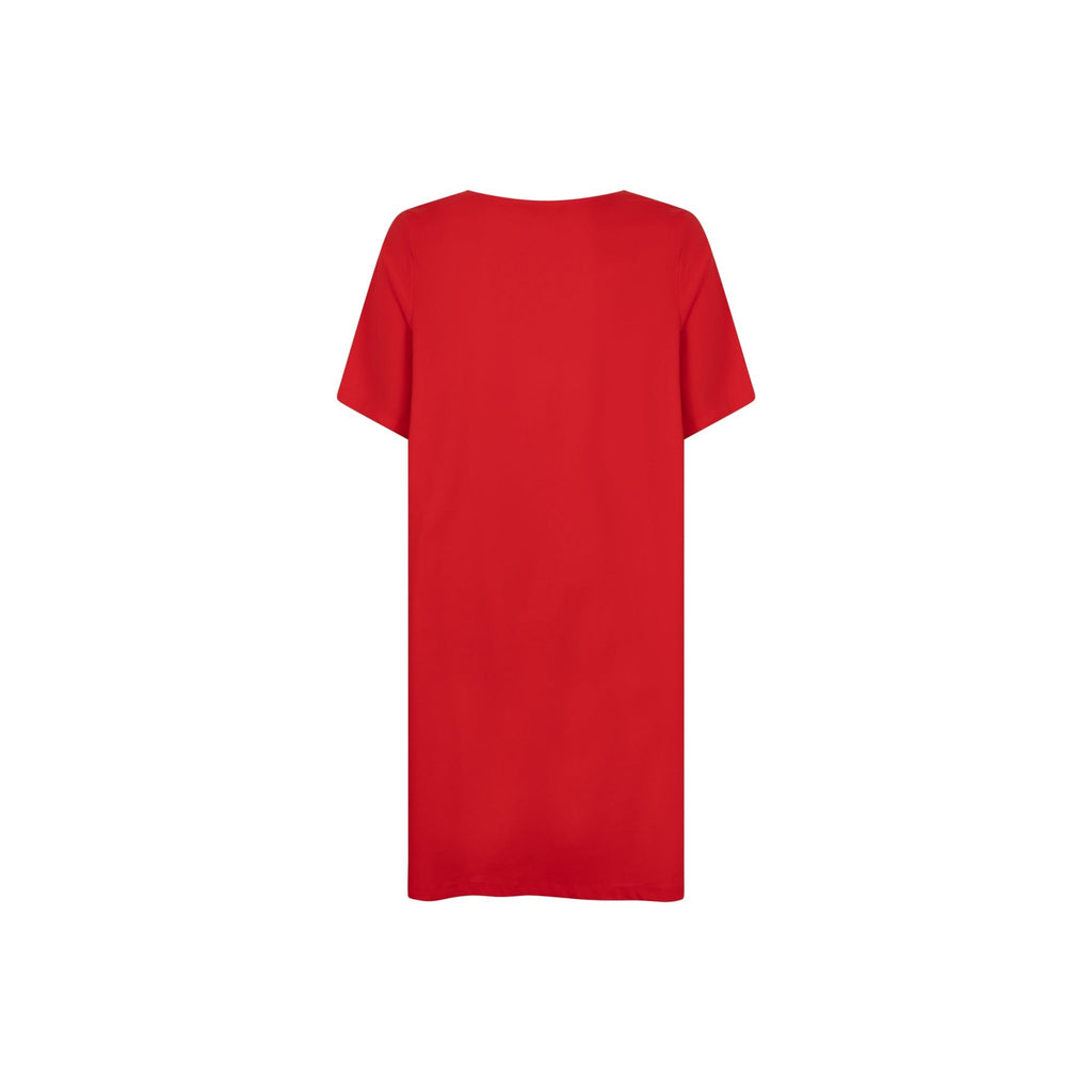 *LAST PIECE!* Dress cotton stretch red - Evolve Fashion