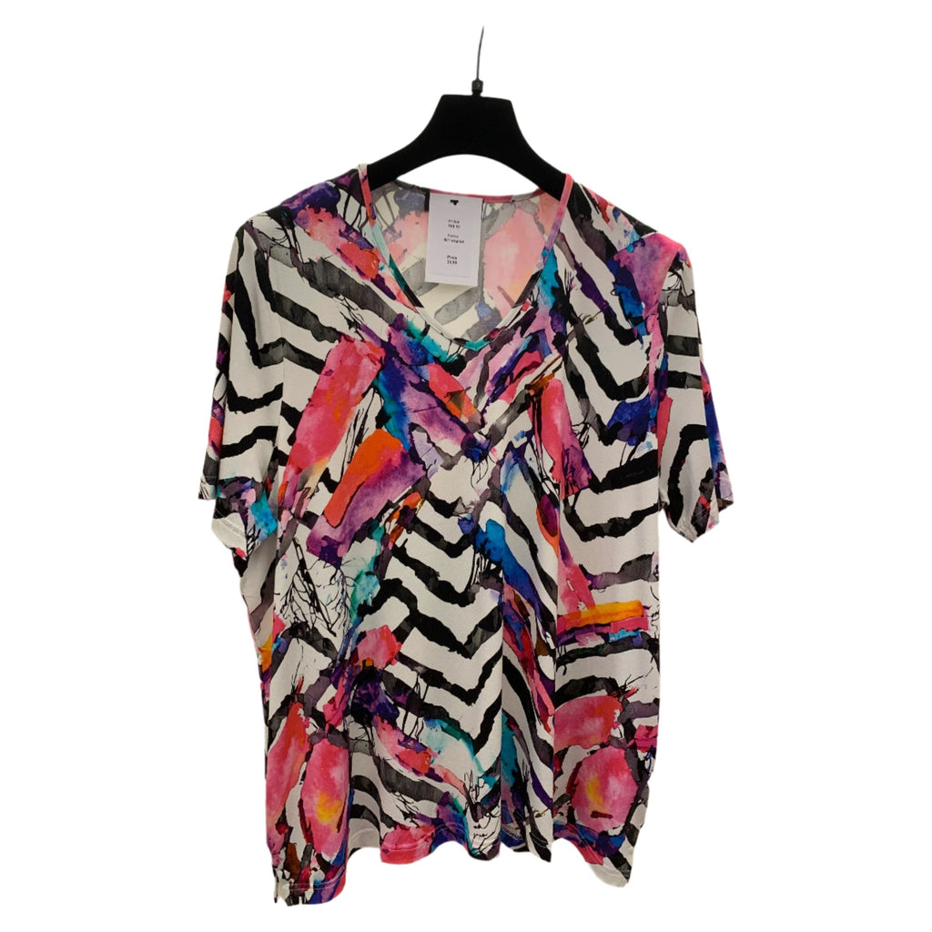 *LAST PIECE!* Shirt short sl original fuchsia - Evolve Fashion