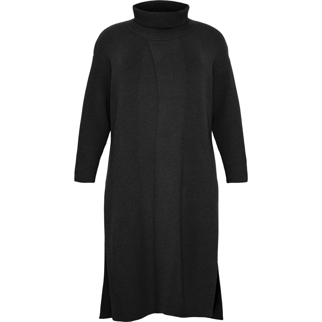 Long Coatigan w LS sleeves black - Evolve Fashion