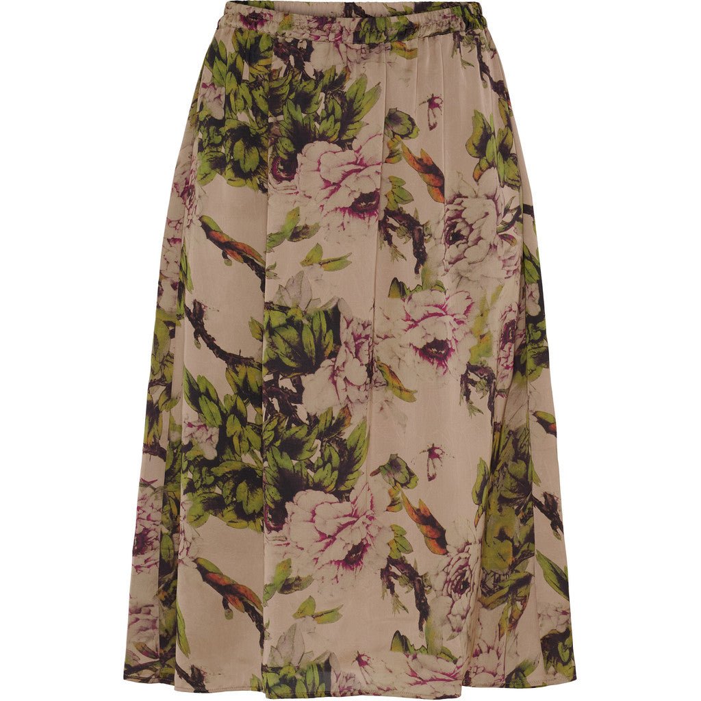 Long loose A shape skirt sand - Evolve Fashion