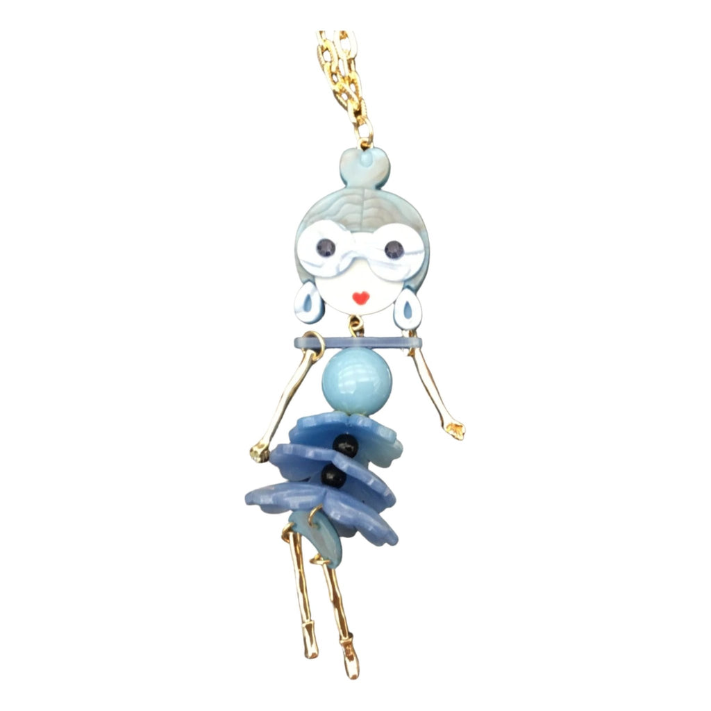 Necklace long LEMON SUMMER Puppets - Evolve Fashion