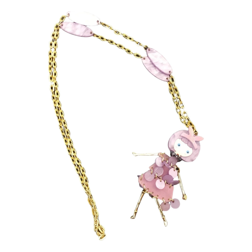 Necklace long LEMON SUMMER Puppets - Evolve Fashion