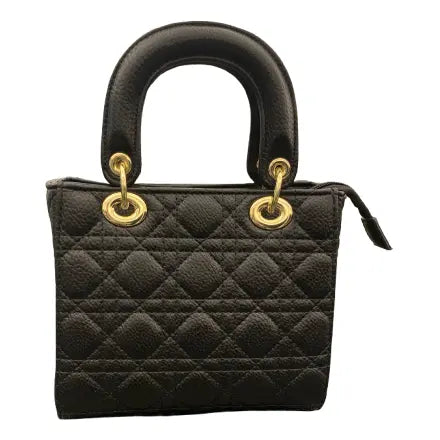 Handbag quilted black