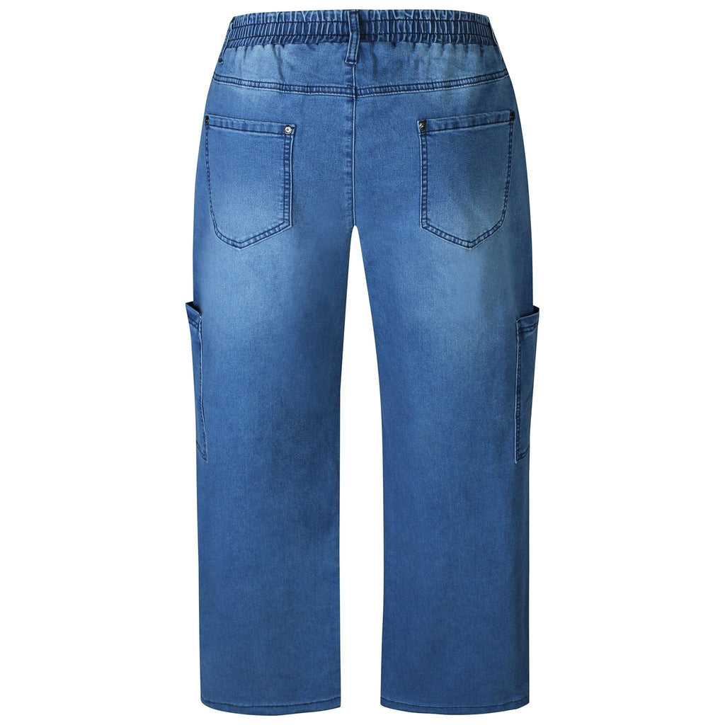 Pants CARGO Cayana blue - Evolve Fashion