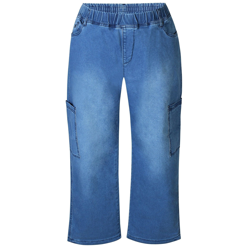 Pants CARGO Cayana blue - Evolve Fashion