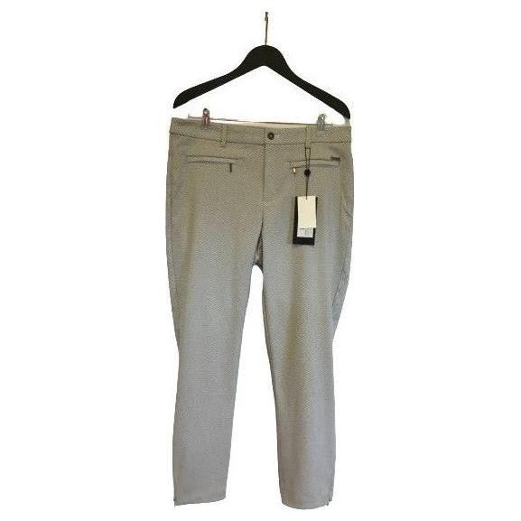 Pants LINA 7/8 zip grey - Evolve Fashion