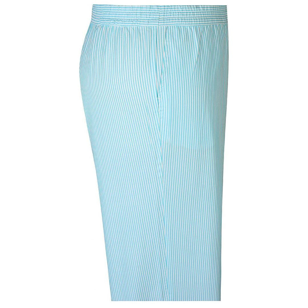 Pants striped Bright Turquoise - Evolve Fashion