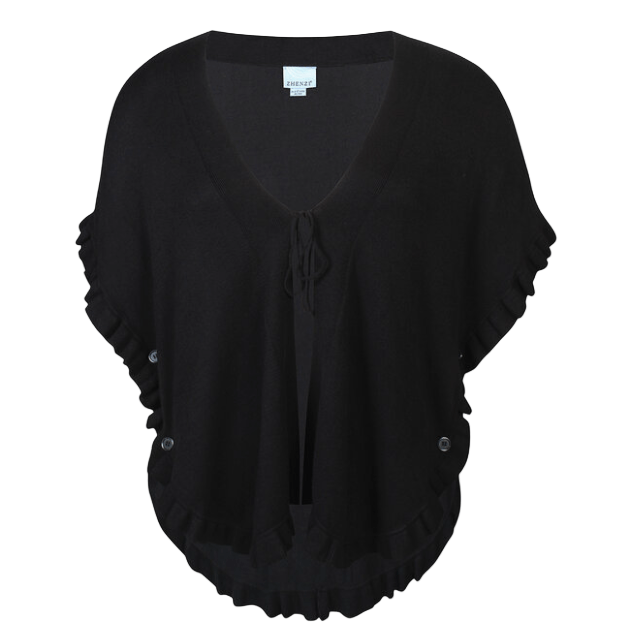 Poncho Kogle black - Evolve Fashion
