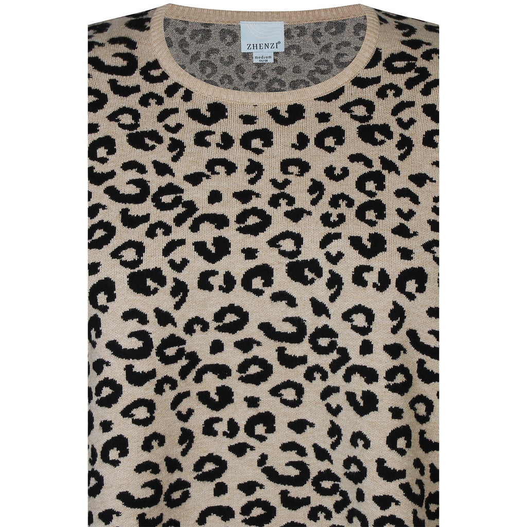 Pullover Noel sand Leo - Evolve Fashion
