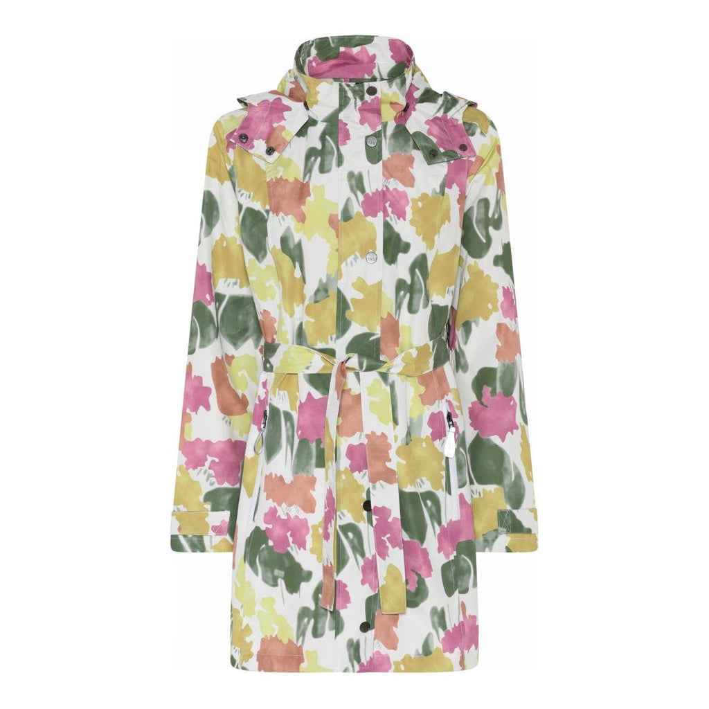 Rain coat Print Flower mix - Evolve Fashion