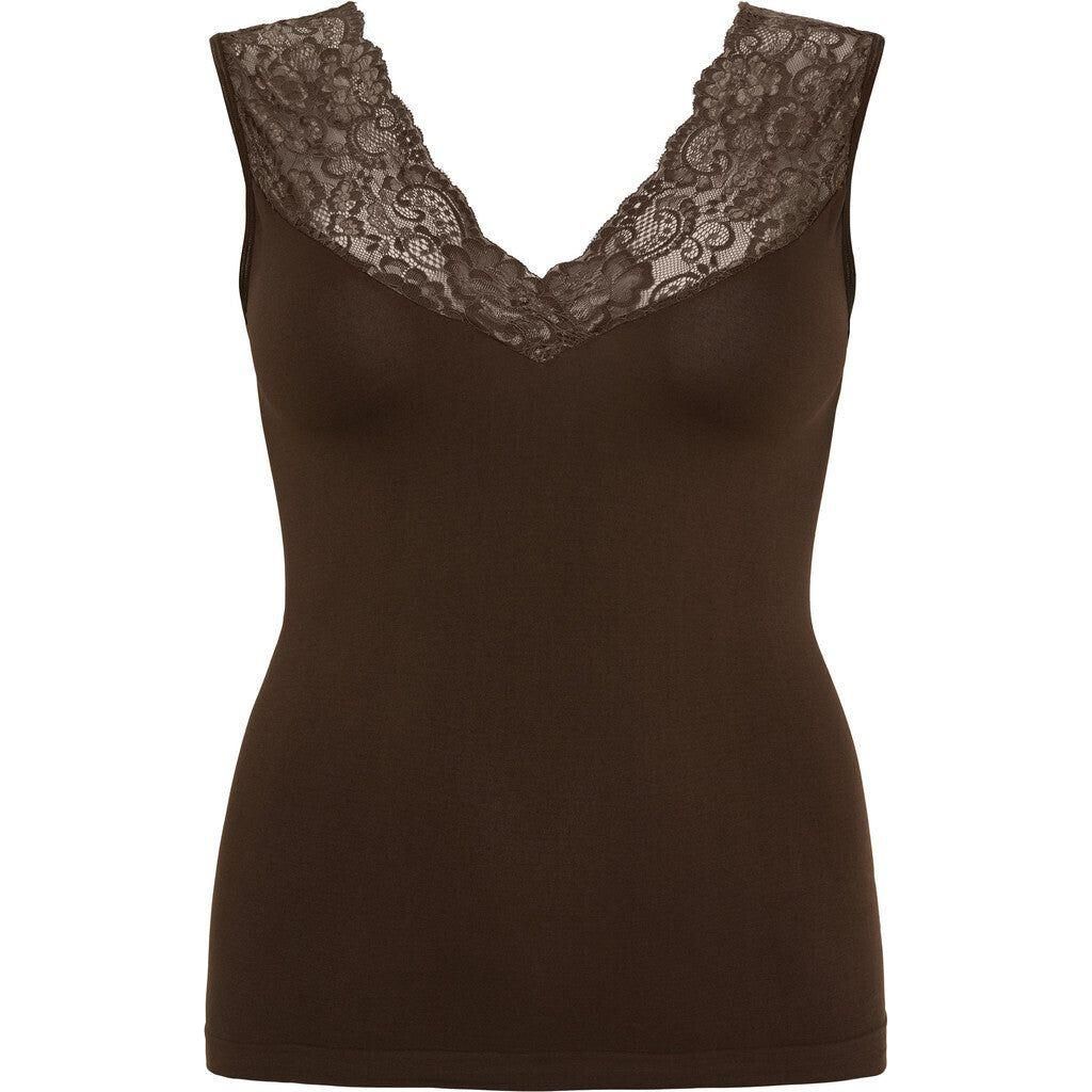 Shapewear top Mokka brown - Evolve Fashion