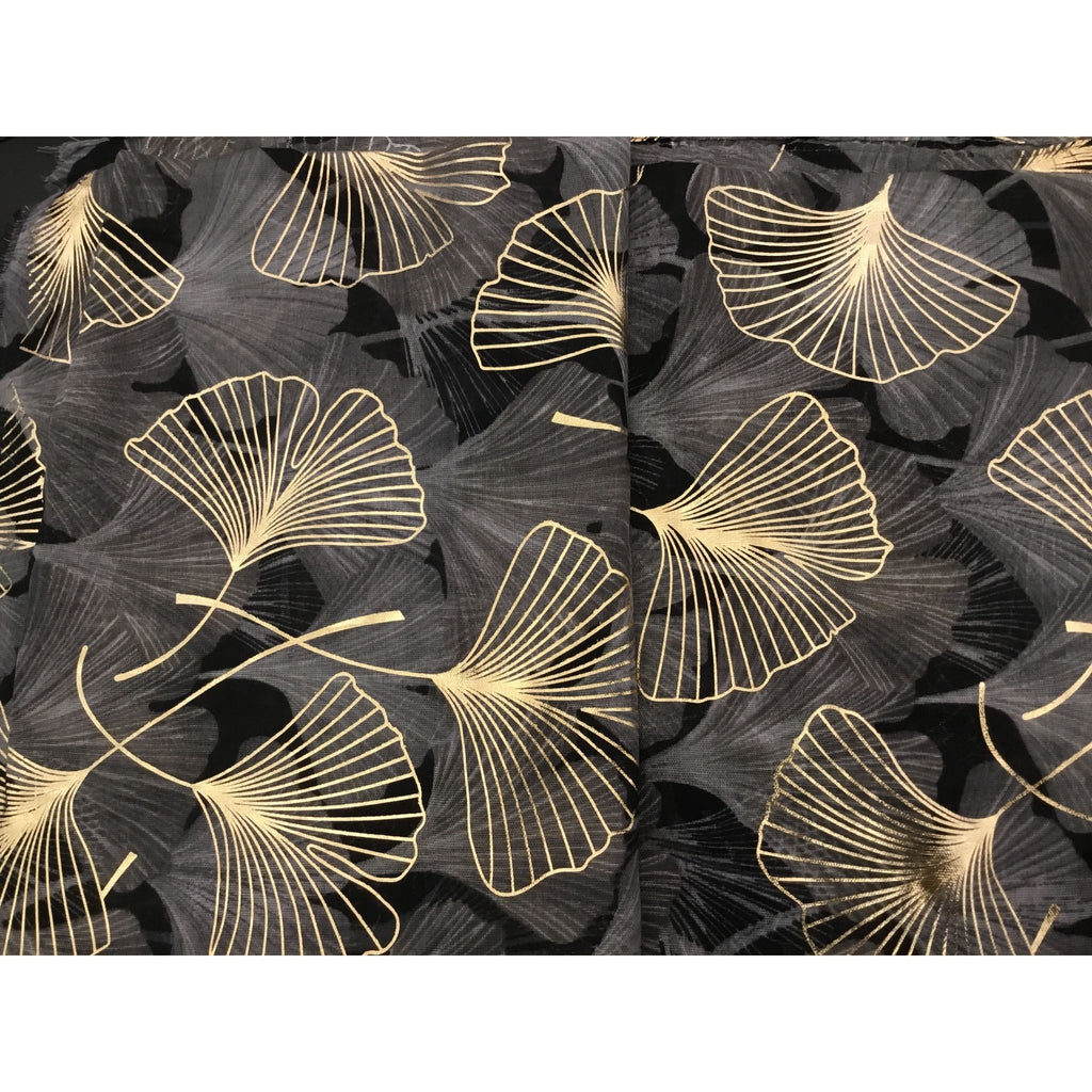 Shawl Gingko grey - Evolve Fashion