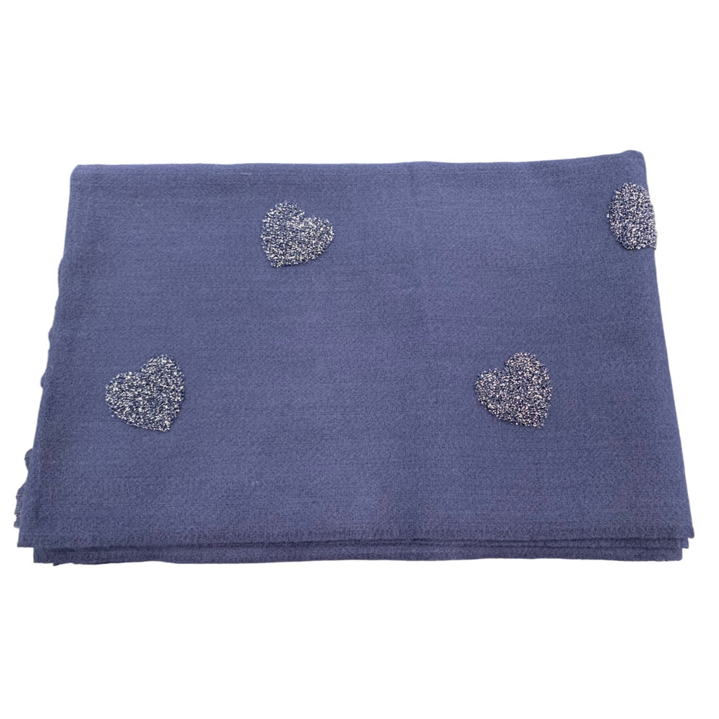 Shawl Glitter hearts - Evolve Fashion