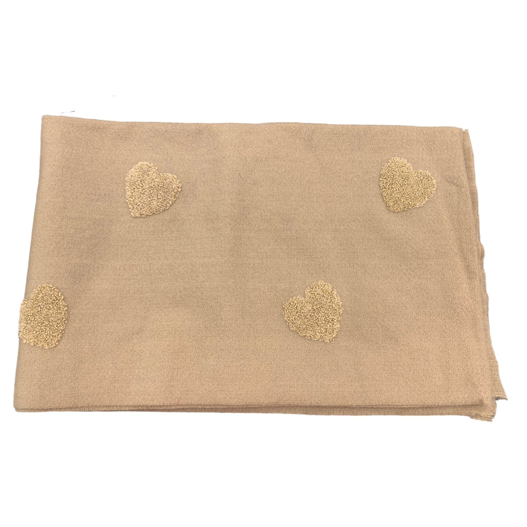 Shawl Glitter hearts - Evolve Fashion