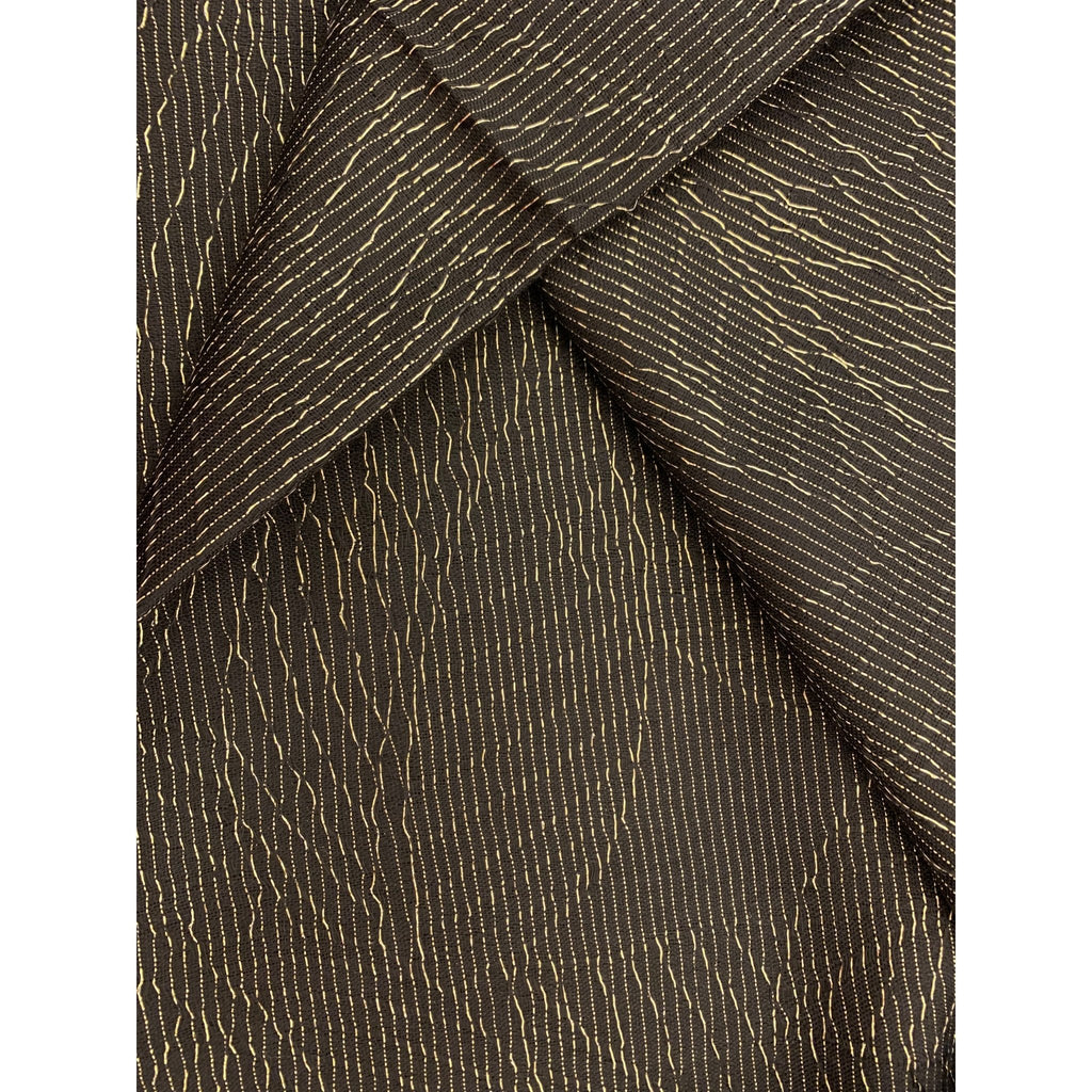 Shawl lurex gold black - Evolve Fashion