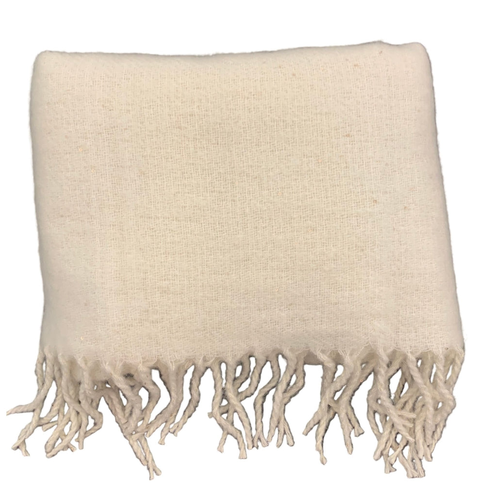 Shawl Manoukian Off white - Evolve Fashion