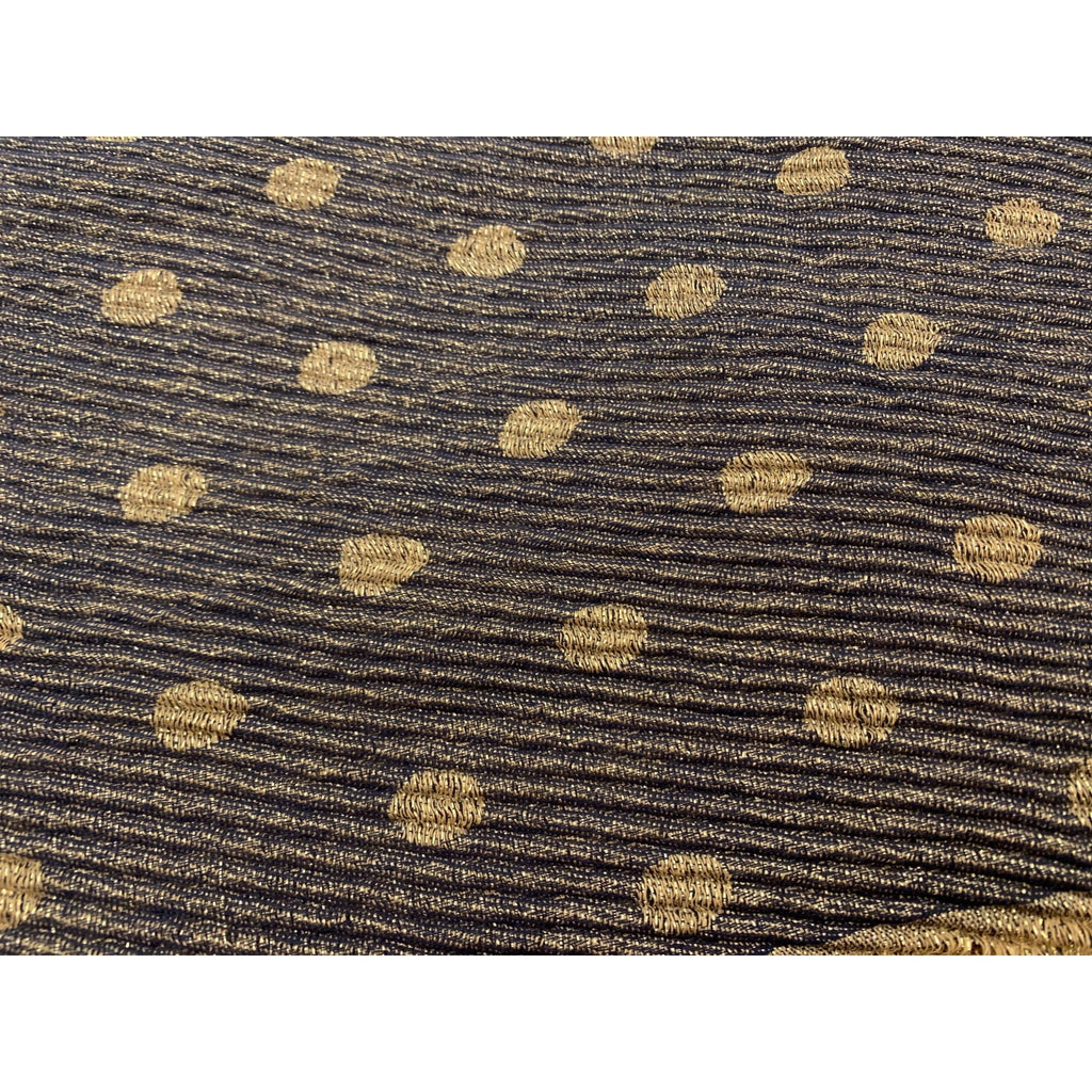 Shawl plissé dots navy - Evolve Fashion