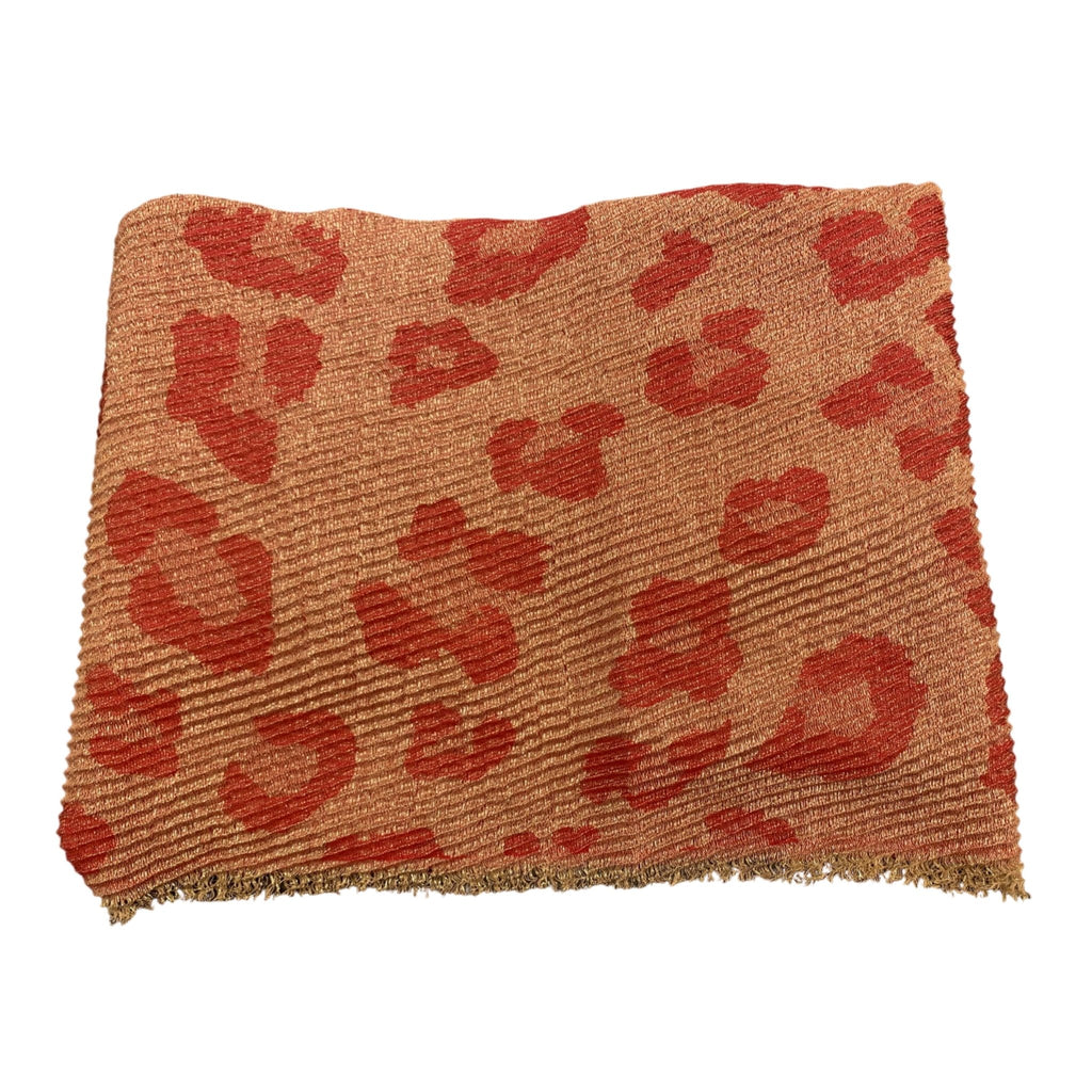 Shawl plissé leo burgundy - Evolve Fashion