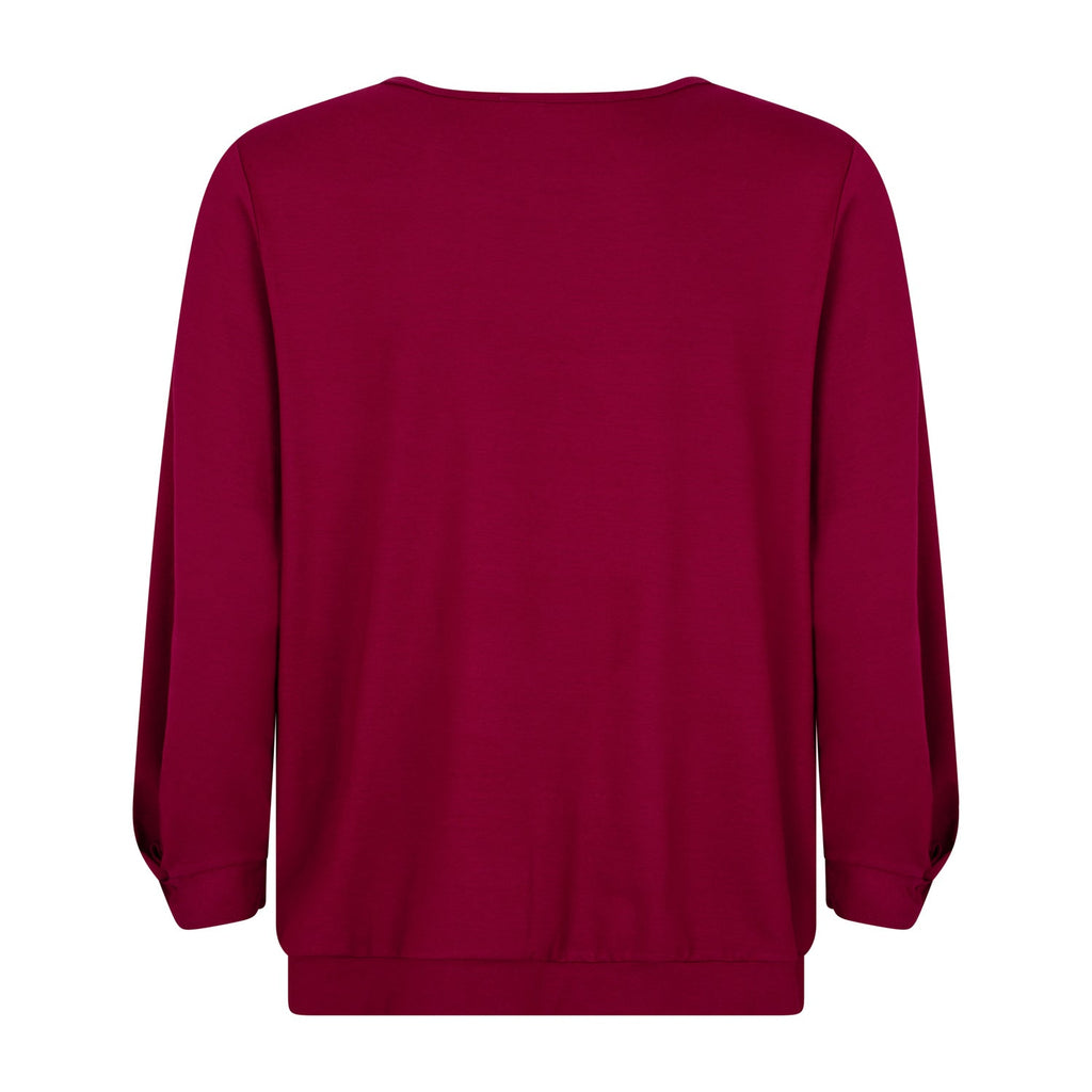 Shirt burgundy red - Evolve Fashion