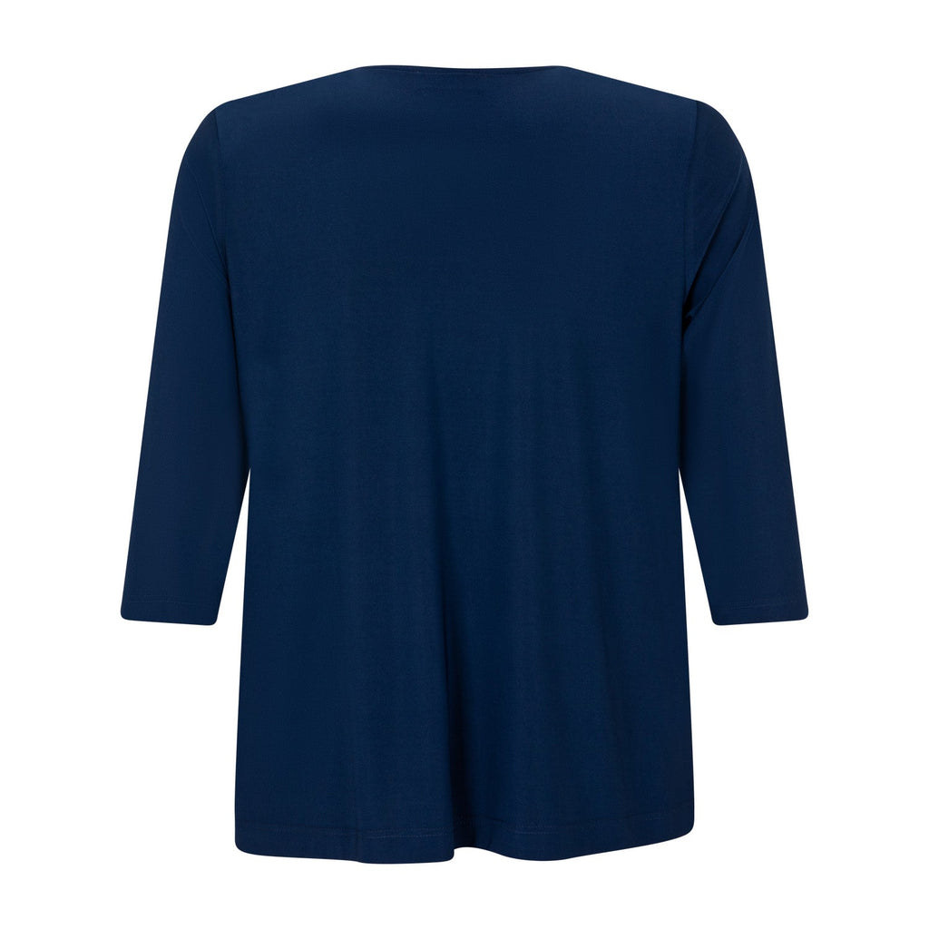 Shirt cross over navy - Evolve Fashion