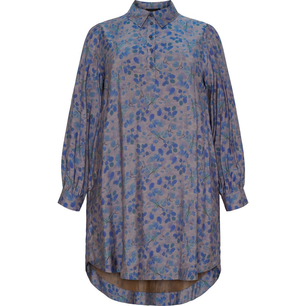 Shirt dress lavender blue - Evolve Fashion