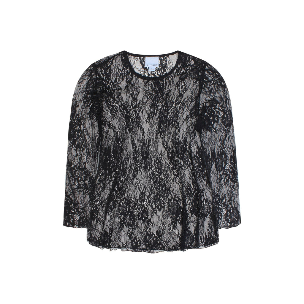 Shirt lace black - Evolve Fashion